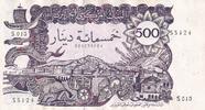 Algeria 500 dinars 500 Dinars - View of the city - Galleon and fortress - 1970 - Serial S.010 - P.129 -