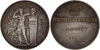 France token Union des Industries Chimiques - 1925 - Silver -