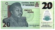 Nigeria 20 naira 20 Naira - General Muhammad, Potter - Polymer 2022 - UNC -