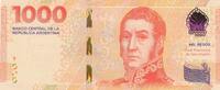 Argentina 1000 pesos 1000 Pesos - José Francisco de San Martin - 2023 - Letter A -