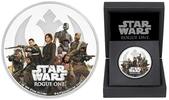Niue island The Rebellion - Rogue One - Star Wars - 2 Dollars colour 2017 -