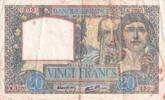 France 20 francs 20 Francs Science and Industry - 03-04-1941 Serial K.3220 -