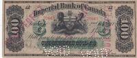Canada 100 dollars 100 Dollars Imperial Bank of Canada - Counterfeit - 1917 -
