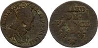 France liard Liard de France with juvenile bust - Louis XIV 1655 B Acquigny -