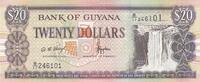 Guyana 20 dollars 2018 20 dollars - Kaieteur falls - Ship building - Ser... 8.79 元 含税 ＋  83.67 元 运费