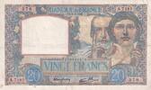 France 20 francs 20 Francs - Science and industry - 08-01-1942 - Serial A.7181 -