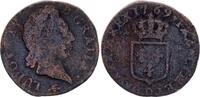 France 1/2 sol 1/2 Sol - Louis XV with the old head - 1769 - D Lyon -