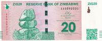 Zimbabwe 20 Zig 20 Zig - Chiremba - 2024 - Serial AA -