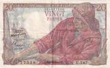 France 20 francs 1950 20 Francs - Fisherman - 09-02-1950 - Serial U.242 ... 351.42 元 含税 ＋  83.67 元 运费