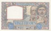 France 20 francs 20 Francs - Science and Industry - 07-12-1939 - Serial R.140 -