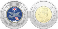 Canada 2 dollars 2 dollars - Charles III - 100 years of Royal Air Force - 2024 - Bimetal - Colorized -