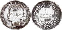 Serbia 1 dinara 1 dinara - Alexandre I - 1897 -
