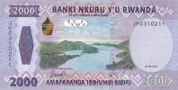 Rwanda 2000 francs 2000 Francs - View of Kibuye - Lake Kivu - 2024 - Serial JH -