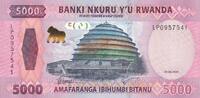Rwanda 5000 francs 5000 Francs Monument - Two woven baskets - 2024 - Serial LP -