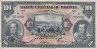 Bolivia 100 bolivianos 100 Bolivianos - S. Bolivar - J. de Sucre - 20-07-1928 - Serial F -