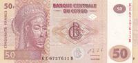 Congo (RDC) 50 francs 50 Francs - Mask - Village - 30-06-2020 - Serial KE -