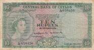 Ceylon 10 rupees 10 Rupees - Elizabeth II - 03-06-1952 - Serial L.42 -