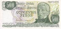 Argentina 500 pesos 50 Pesos - J. San Martin - Cerro de la Gloria Mendoza - 1977 - Letter C - PUNC - P.303c -