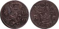 Sweden 1/6 ore 1/6 Ore Carl XI - Armoiries - 1671 -