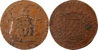 France 1 token Auvergne, Prévôt De La Monnaie De Riom - Jeton Cuivre 1693 -