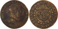 France 1 token Louis XIII, Buste Rare - Jeton Laiton -
