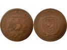 France 1 token Jeton France 1 token Copper Louis Charette 1675 T Nantes -