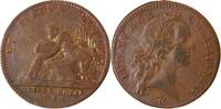 France 1 token Tresor Royal, Louis XV - Jeton Cuivre 1745 -