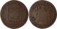 France 1 token Maire De Nantes - Jacques Fremon, Sieur Du Bouffay Jeton Cuivre 1680 -