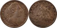 France 1 token Trésor Royal, Louis XV - Jeton Argent 1755 -
