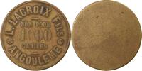 France 1 token Lacroix Fils, Bon Pour 1000 Cahiers - Jeton Laiton Angouleme -