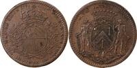 France 1 token Maire De Dijon, Jean-Pierre Burteur - Jeton Cuivre 1733 -
