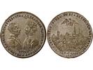 France 1 token Alexandre I and Francis I - Token, Batlle of Leipzig - 1813 -