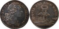 France 1 token Bâtiments Du Roi, Louis XV - Jeton Argent Émission De 1741 -