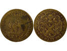 France 1 token Mayors of Nantes, Mathurin Boux - Brass Token -1649 -