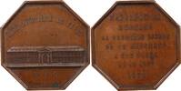 France 1 token Second Empire, Cité Ouvrière De Fives - Jeton Cuivre 1856 -