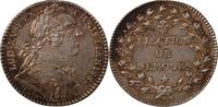 France 1 token Election De Nemours, Louis XV - Jeton Argent Émission De 1746 -