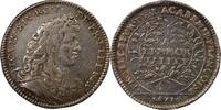 France 1 token Academie Francaise, Louis XIV - Jeton Argent 1673 -