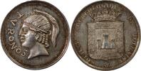 France 1 token Société Archéologique de Touraine - Jeton Argent Poinçon Main (1845-1860) -
