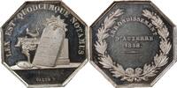 France 1 token Notaires, Auxerre - Jeton Argent Poinçon Abeille (1860-1879) -