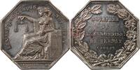France 1 token Notaires, Bernay - Jeton Argent Poinçon Abeille (1845-1860) -
