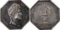 France 1 token Notaires, Paris, Louis-Philippe I - Jeton Argent Poinçon Lampe (1832-1841) -