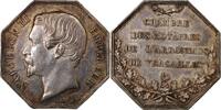 France 1 token Notaires, Versailles, Napoleon III - Jeton Argent Poinçon Main (1845-1860) -