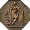 France 1 token Notaires, Nord - Jeton Bronze Poinçon Corne (Après 1879) -