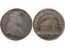 France 1 token Galères Royales, Louis Alexandre De Bourbon, Compte De Toulouse - Jeton Argent 1737 -