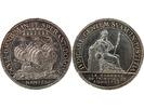 France 1 token Tribunal de Commerce de Nantes - Jeton Argent, Sans Poincon Corne -