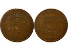 France 1 token Mayors of Nantes, Jacques Frémon - Copper Token -1680 -