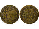France 1 token Mayors of Nantes, Jean Charette - Brass Token -1650 -