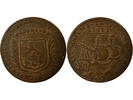 France 1 token Mayors of Nantes, Jacques Charette - Copper Token -1671 -