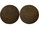 France 1 token Mayors of Nantes, Louis Mesnard - Copper Token -1682 -