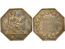 France La France, Life Insurance – Silver Token - Hand Punchmark, 1845 / 1848 -